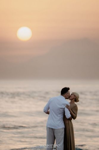 White Dress beach party at Savoy Beach Club Paestum for a destination wedding.